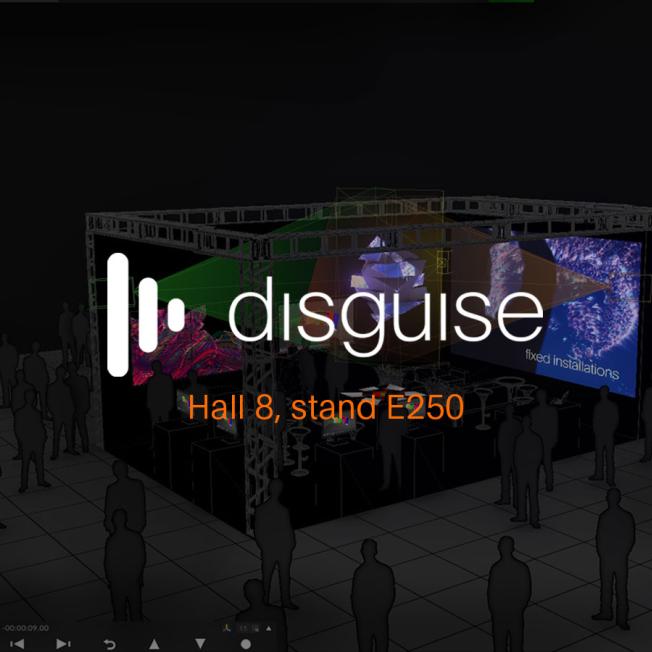 Disguise Hall 8, stand E250