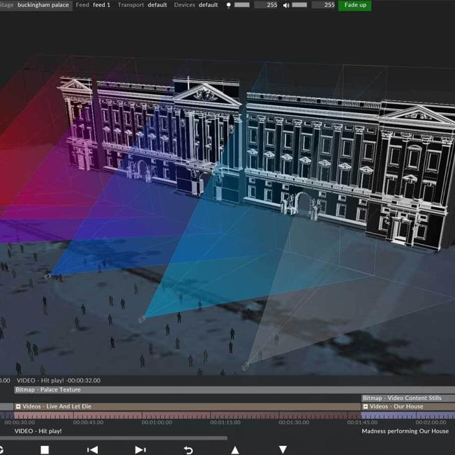 Projection placement in Designer