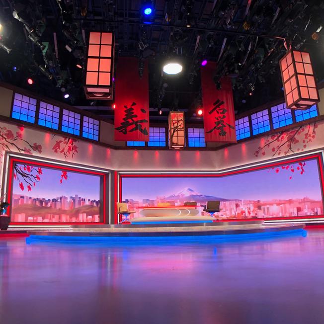 Virtual studio for rugby world cup in japan