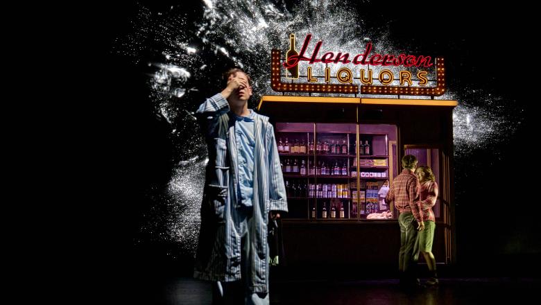 Stranger Things theatre show Liquor store