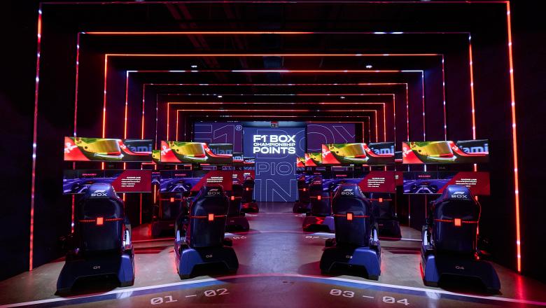 F1 Box immersive experience Disguise