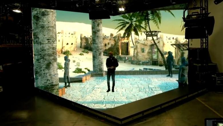 Extended reality - without set extension example 