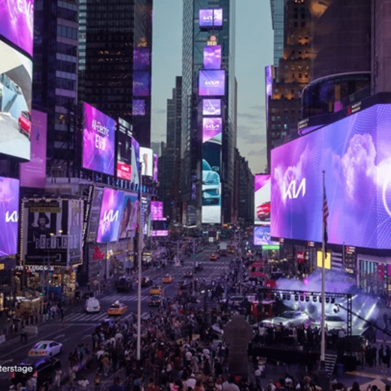 Times Square visionary installation