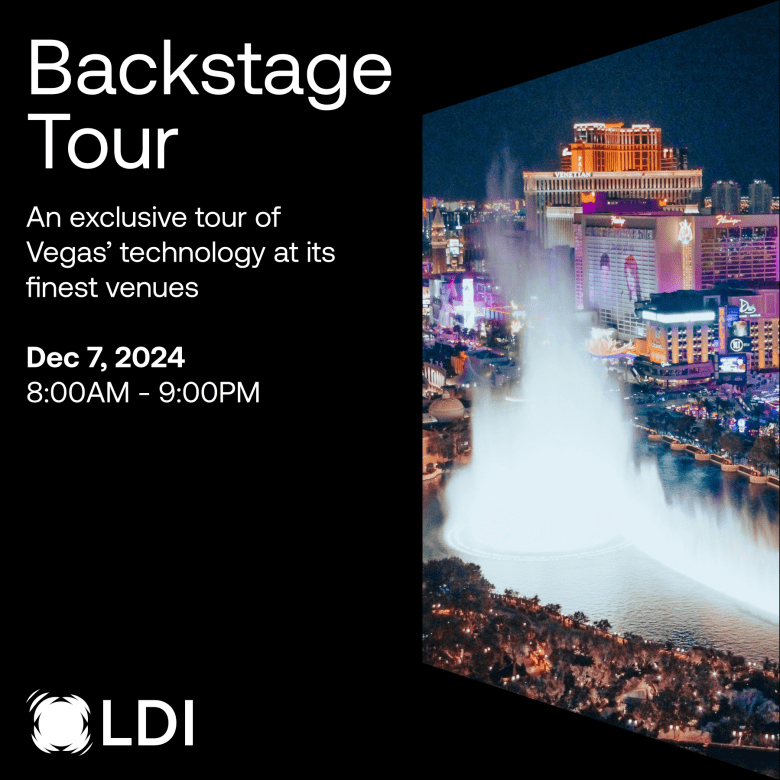Backstage Tour - Vegas