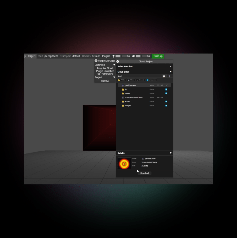 Disguise Drive plugin 