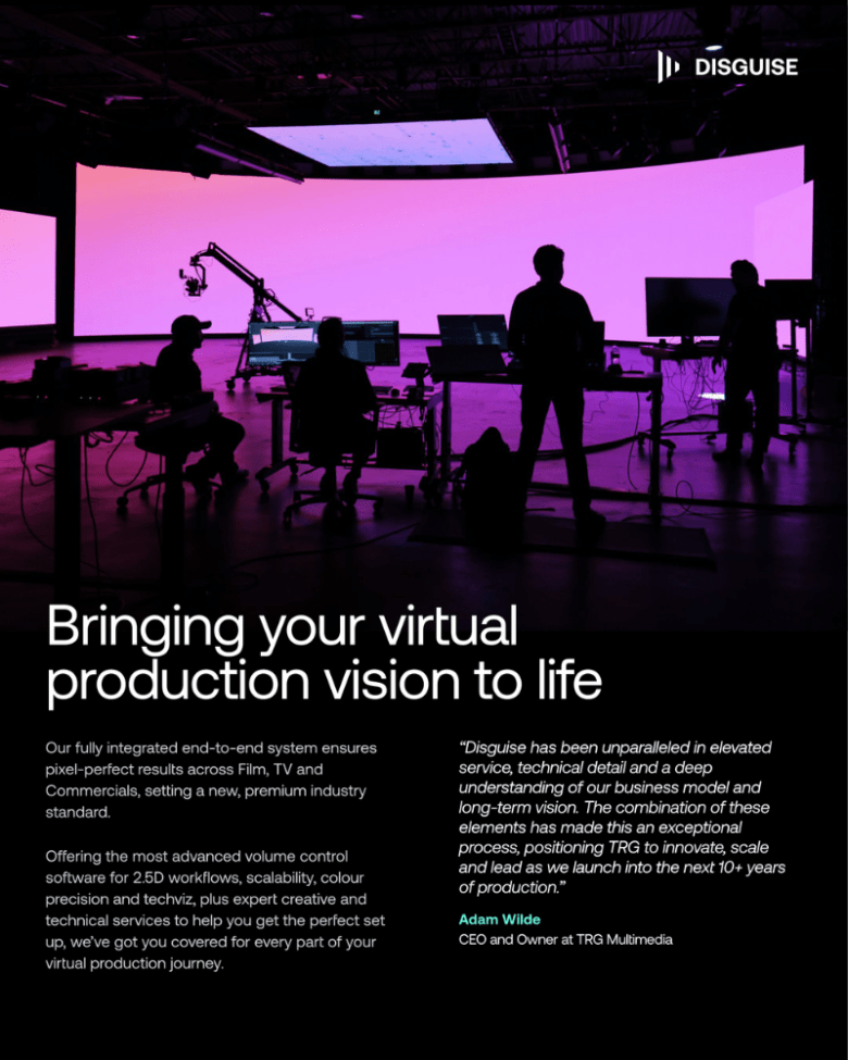 Disguise for Virtual Production