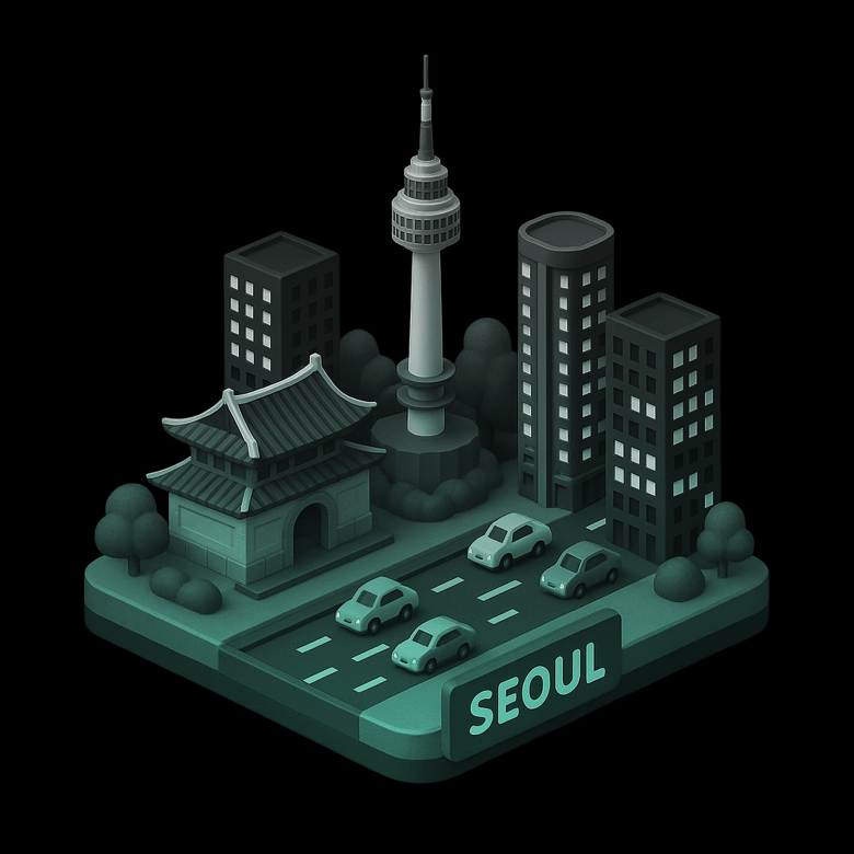 Illustration of Seoul