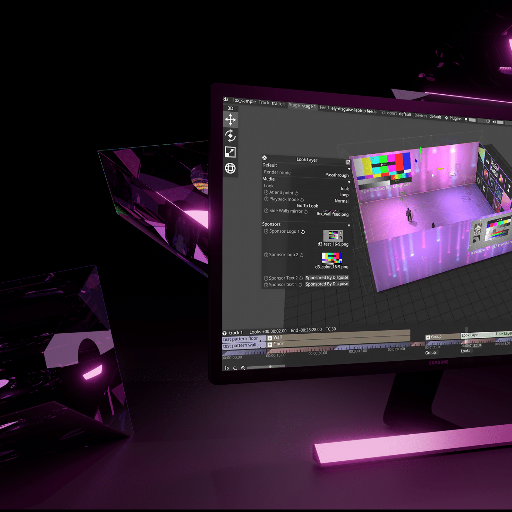 Looks website header