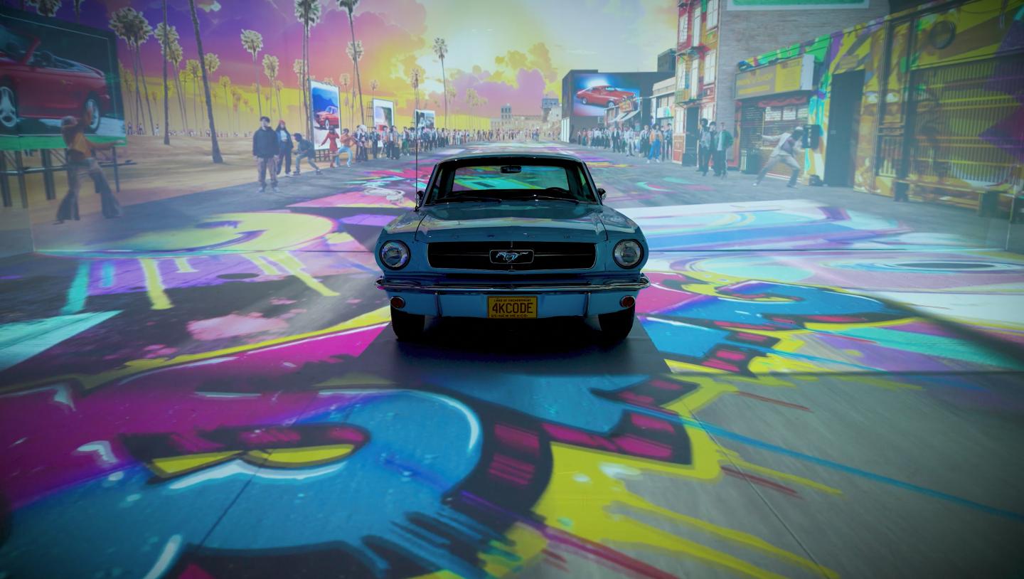 ford mustang immersive experience dandelion+burdock disguise