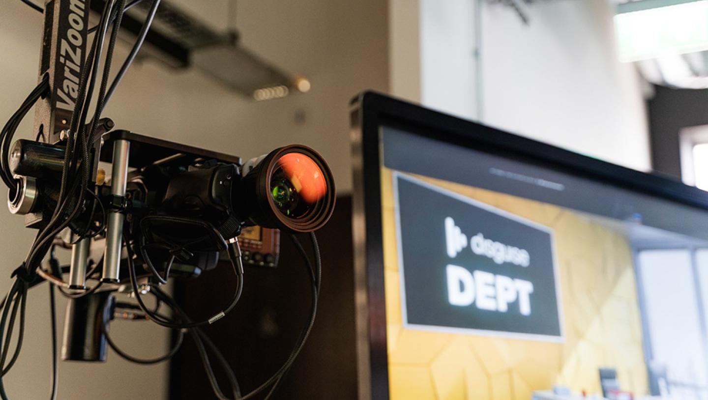 video camera on robotic arm