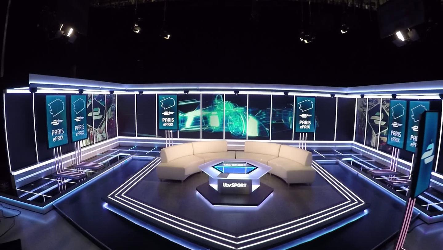 Virtual studio for ITV Sports