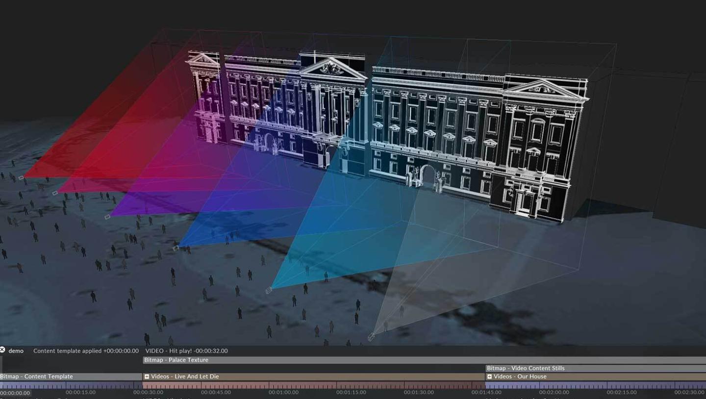 Projection placement in Designer