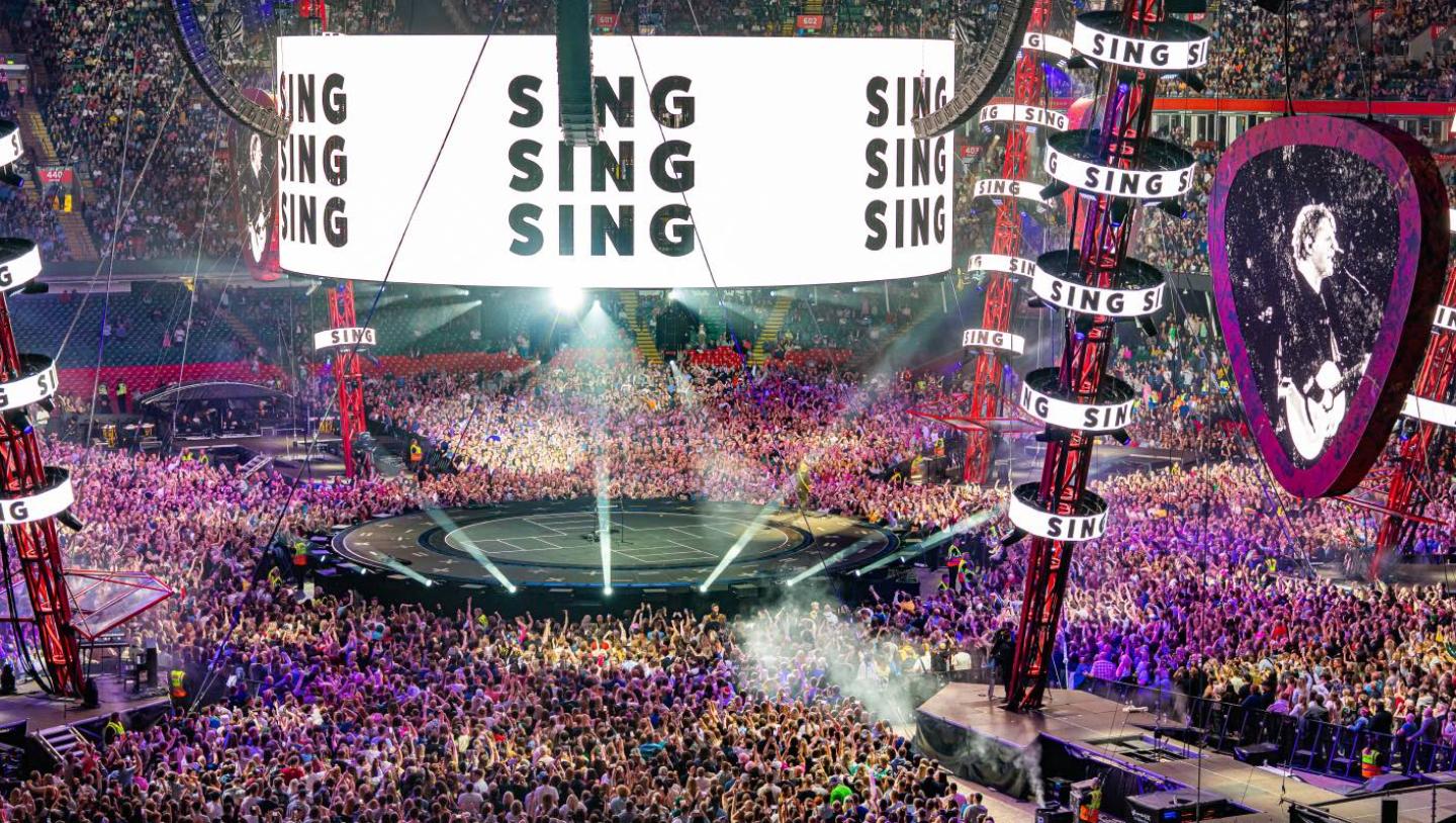 Ed Sheeran's ‘Mathematics' World Tour stage