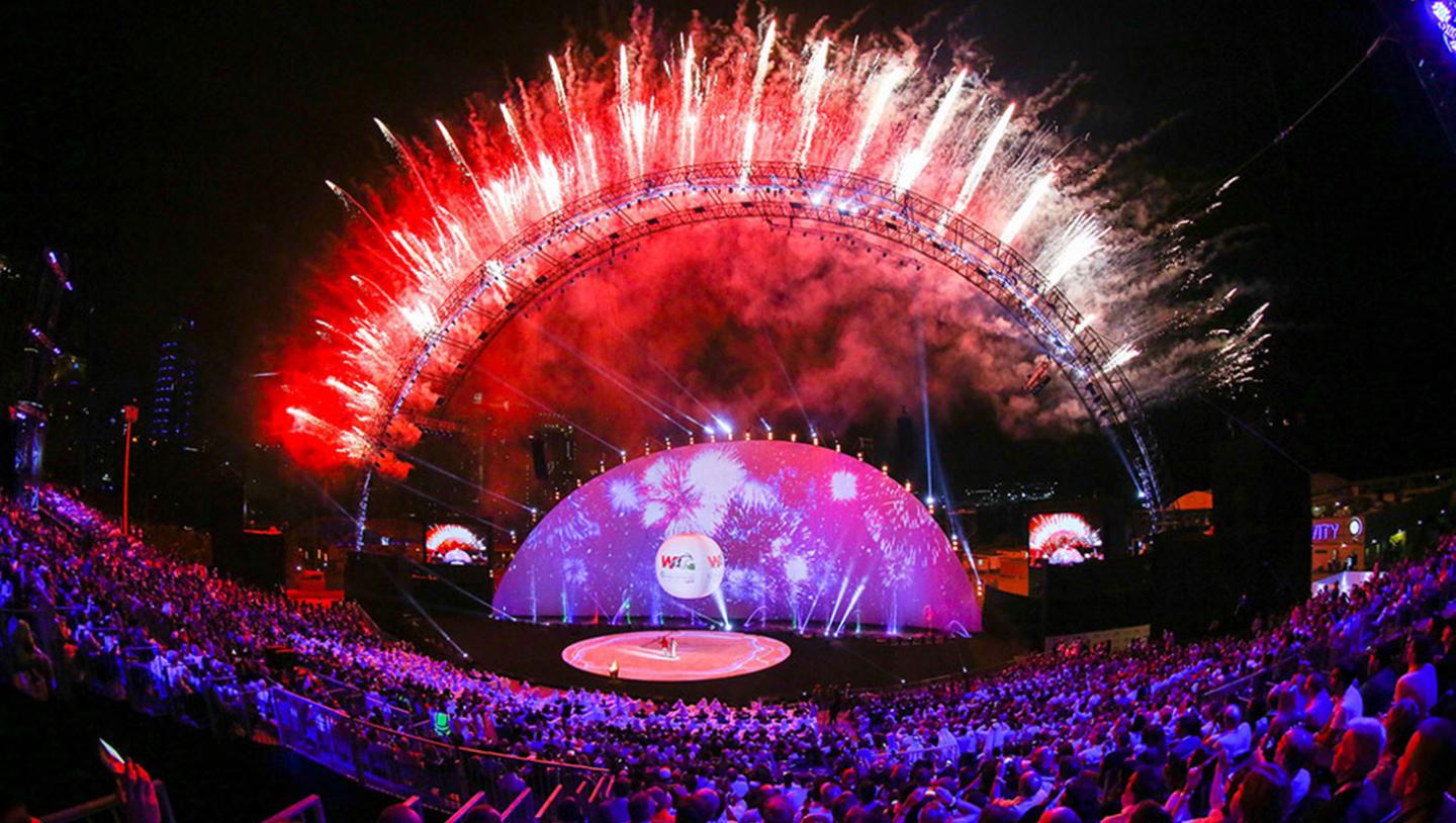 stage from World Air Games Opening Ceremony in Dubai