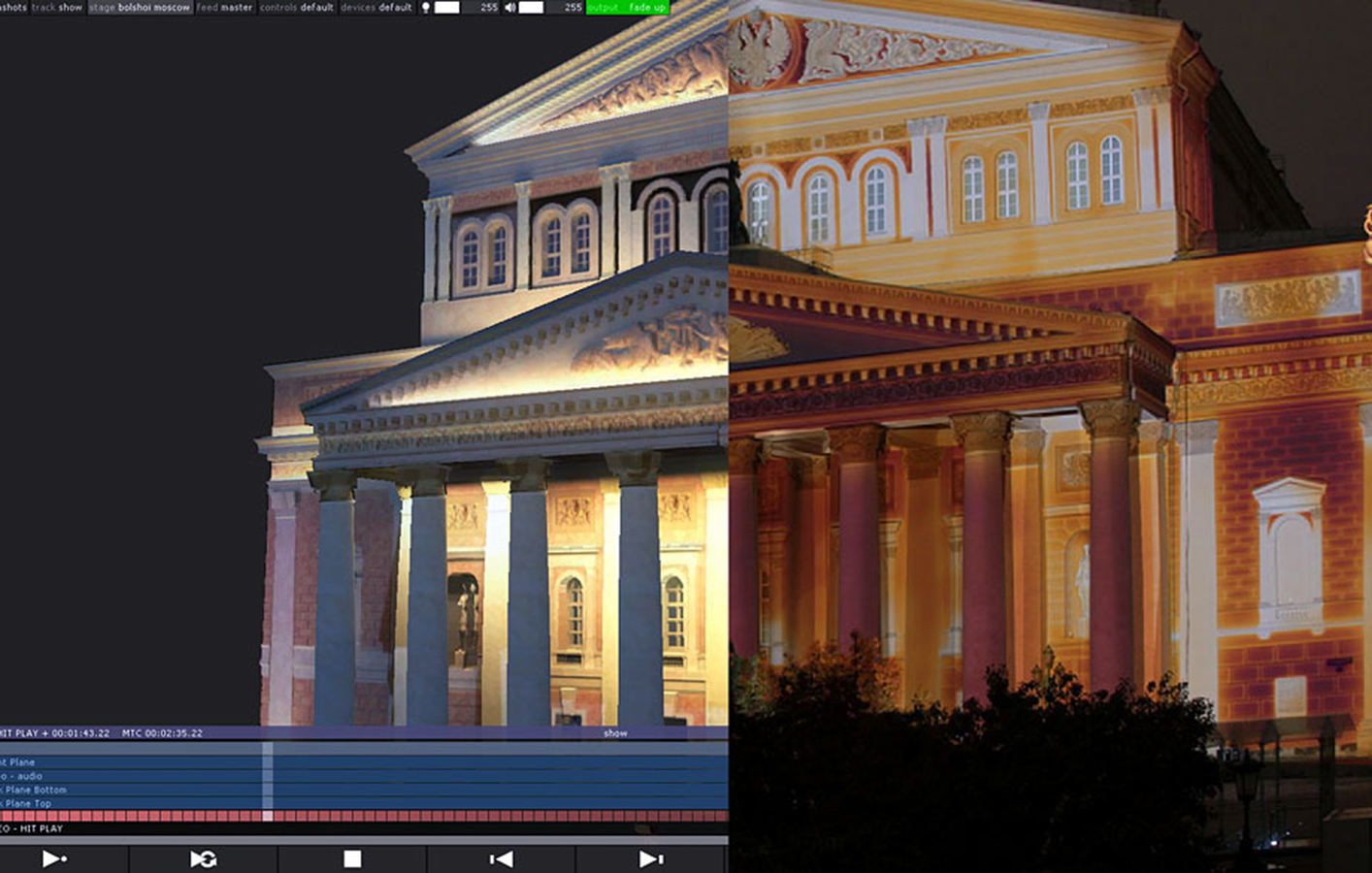 Designer project for Bolshoi Ballet